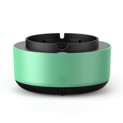 Beckett intelligent ash tray with sleek design and integrated cigarette disposal features, shown on a clean surface.