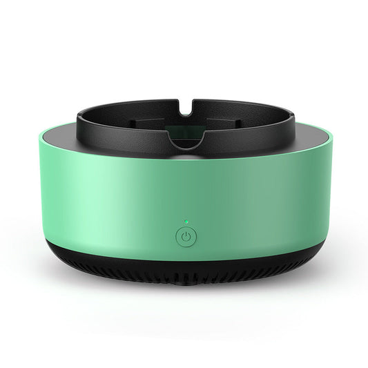 Beckett intelligent ash tray with sleek design and integrated cigarette disposal features, shown on a clean surface.