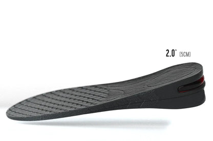 Beckett Sole Booster in black, designed to increase shoe height and comfort with a cushioned, supportive sole extension.