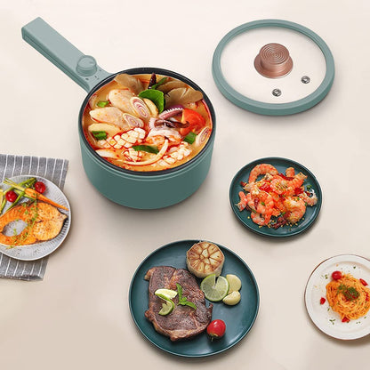 Beckett heated portable pot with digital control and stainless steel exterior, ideal for cooking and heating on the go.