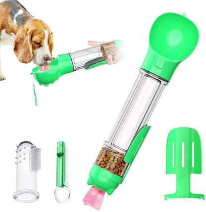 Beckett dog water bottle with leak-proof design and portable clip, ideal for outdoor walks and travel with pets