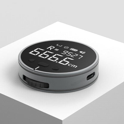 Beckett digital measurement tape displaying a clear LCD screen and flexible tape for accurate length measurements