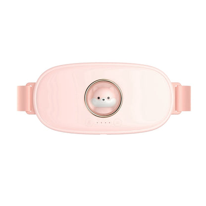 Beckett menstrual massager with ergonomic design, featuring soft silicone surface for abdominal pain relief and comfort.