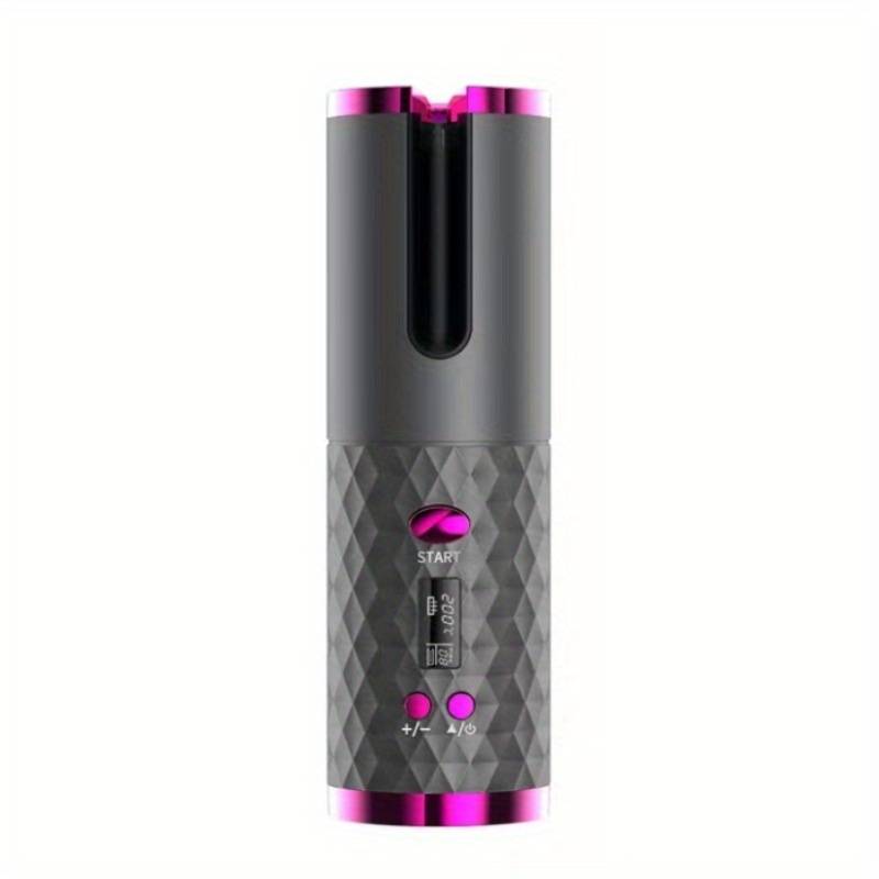 Beckett portable hair curler with compact design, showing a sleek curling barrel and ergonomic handle for easy styling.