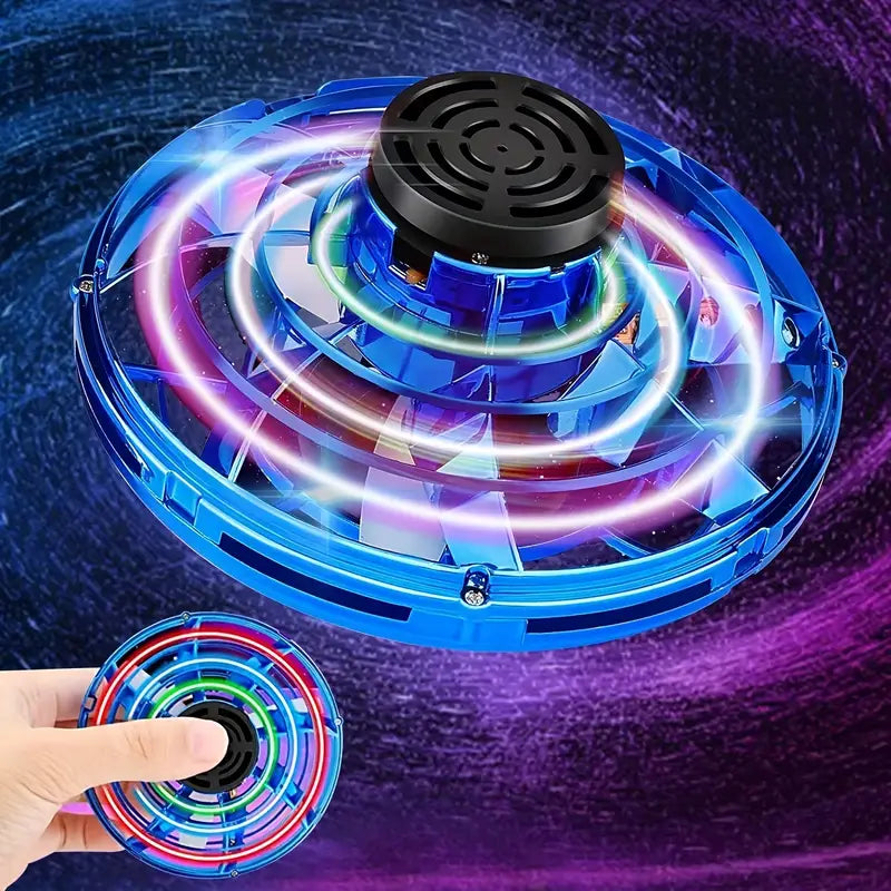 Beckett Flying Spinner toy with colorful spinning blades on a white background