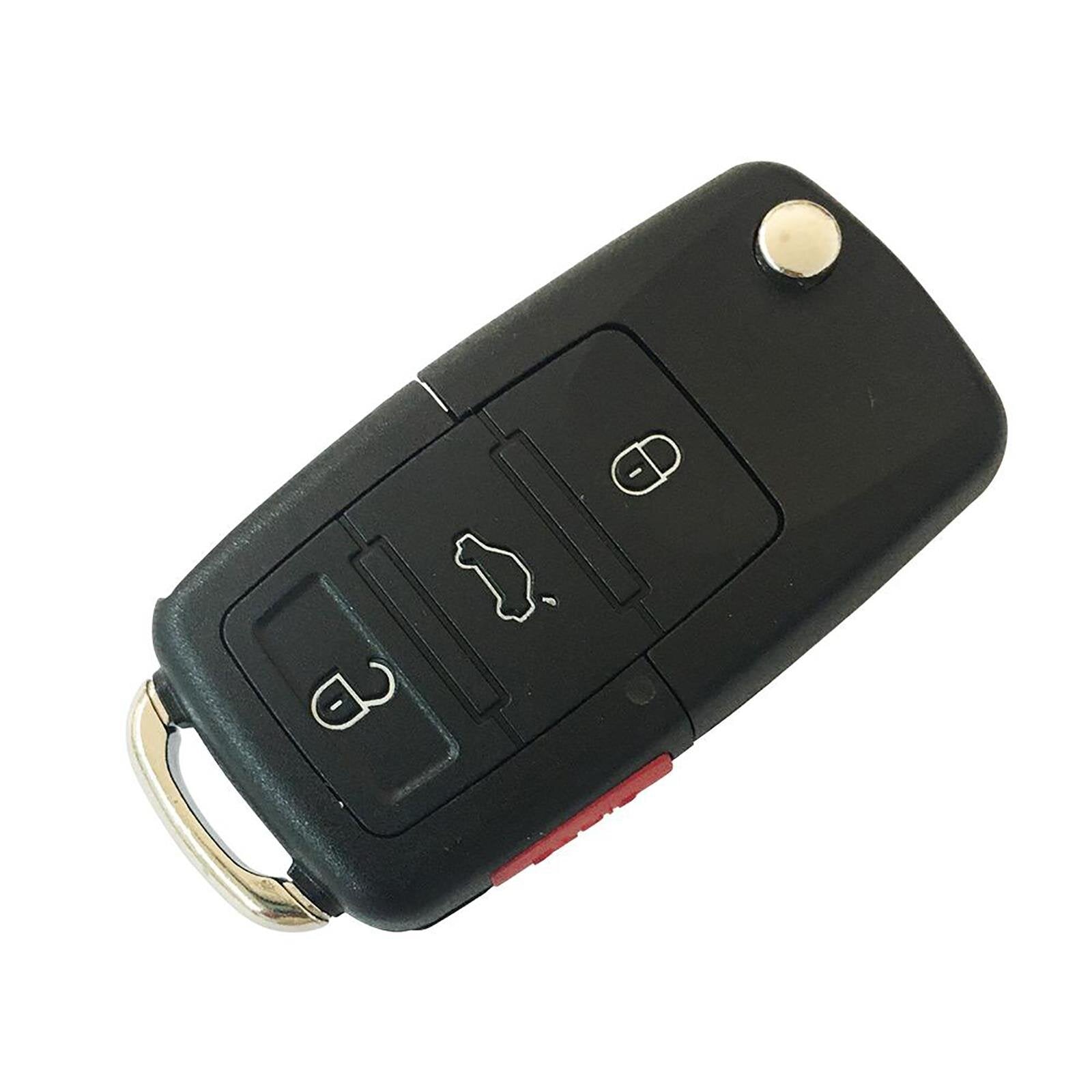 Beckett compartment car key safe with secure stash compartment for hiding small valuables inside a car key.