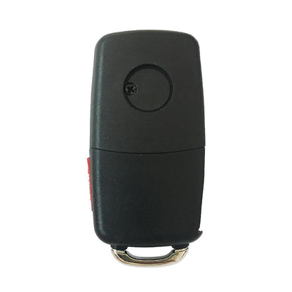 Beckett compartment car key safe with secure stash compartment for hidden storage in a car key.