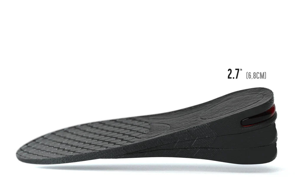 Beckett Sole Booster in cedar wood with a smooth, polished surface and rounded edges, designed for shoe comfort and support.