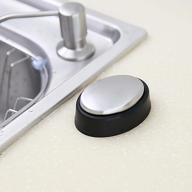 Beckett odour removing steel soap with a sleek, metallic finish, designed to eliminate odors from hands effectively.