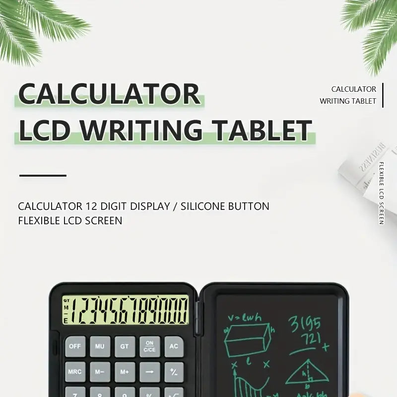 Beckett LCD calculator with numeric keypad and display screen, ideal for financial and everyday calculations