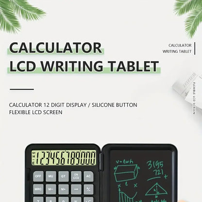 Beckett LCD calculator with numeric keypad and display screen, ideal for financial and everyday calculations