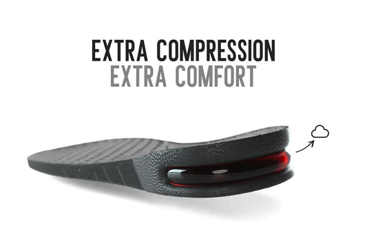 Beckett Sole Booster in extra comfort style, showing the cushioned insole designed to add height and comfort for footwear.