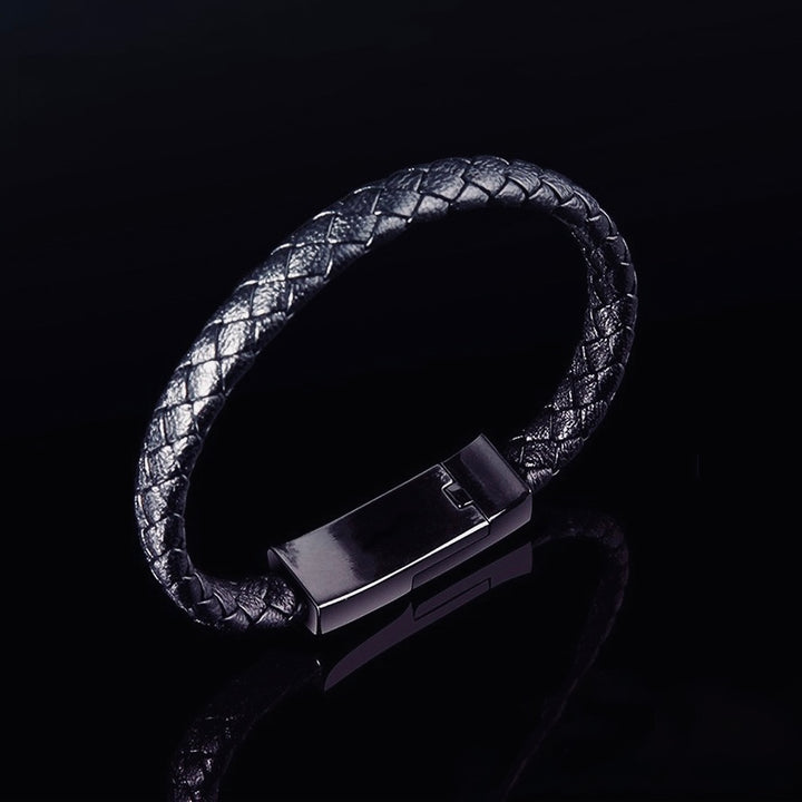 Beckett charging bracelet with sleek design, featuring integrated charging port and modern style for wearable tech accessories.